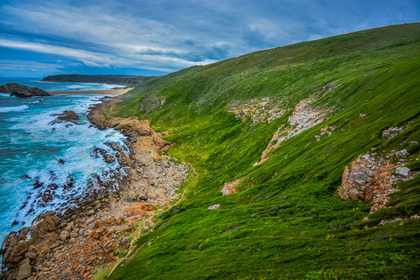 Beeindruckende Landschaft auf der Robberg-Halbinsel