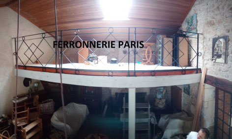 Garde-corps en fer forgé
