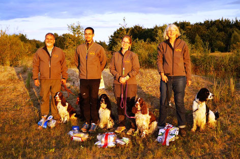 After a long day - the successful "Belauer See Team"! Photo: Ulf F. Baumann