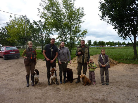 Left "Imke vom Belauer See" with her owner and master, Photo: S.H.