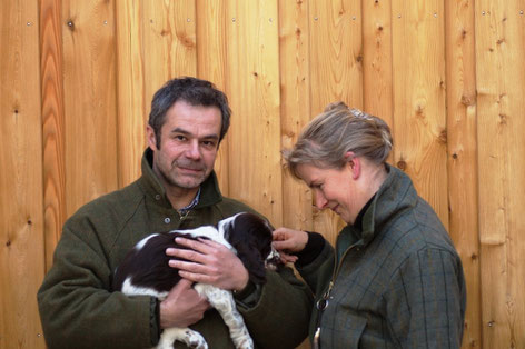 Knut mit seinen neuen Besitzern, Foto: Ulf F. Baumann