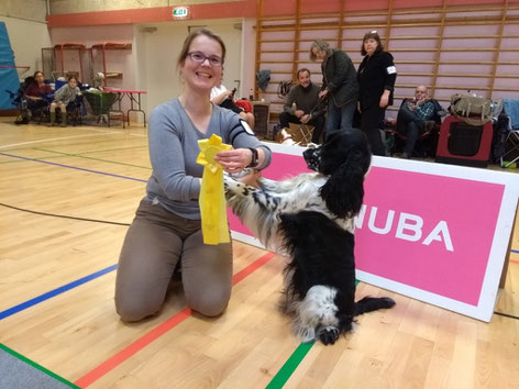 Svenja und Zelda freuen sich! Foto: Ulf F. Baumann