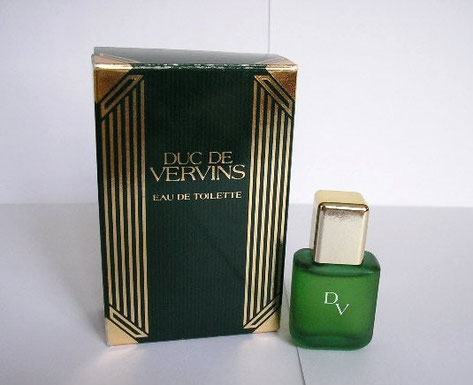 PARFUMS PARQUET POUR HOUBIGANT :  DUC DE VERVINS - EAU DE TOILETTE POUR HOMME