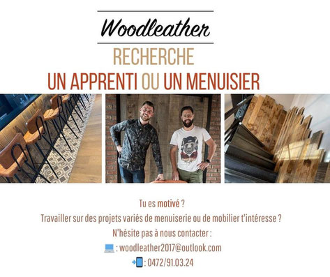 Woodleather | Projets variés de menuiserie et création de mobilier
