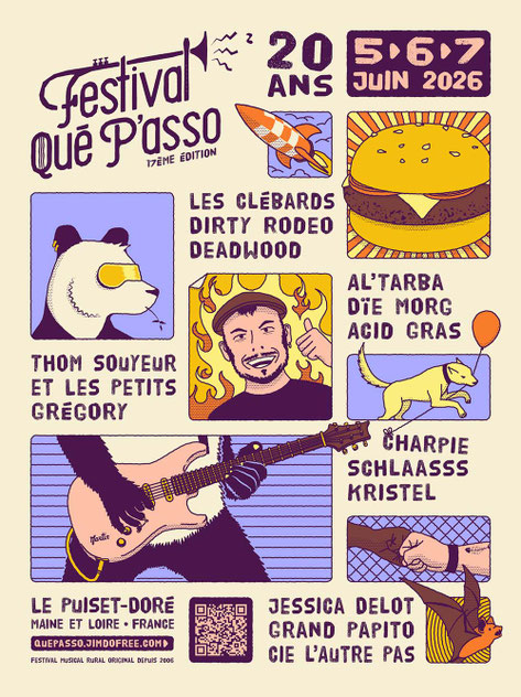 Affiche Festival Qué P'asso 2026