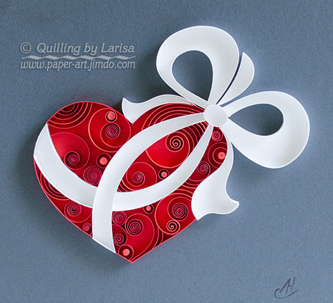 quilling , quilling paper, paper art, art, love, design, love heart, hearts, quilling art, quilling paper art, etsy, quillingbylarisa, quilling heart, love art, artwork