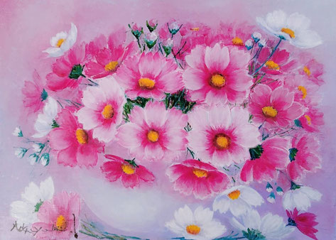 秋 桜・コスモスを描く - enu68のJimdoページ