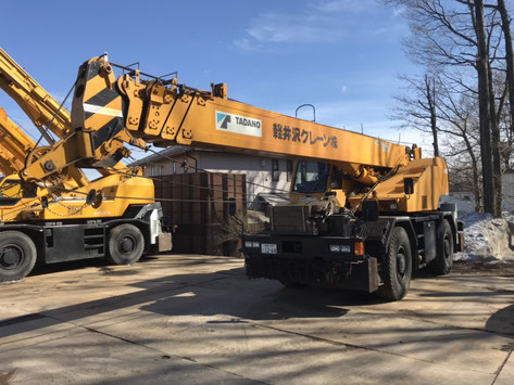 移動式クレーン機種 - 軽井沢クレーン株式会社