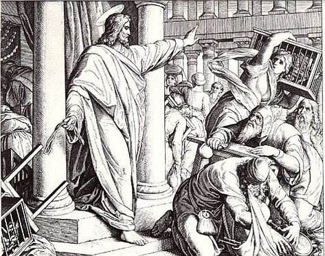 Was hat Jesus getan, als er gesehen hat, dass sein Haus missbraucht wird? Siehe Matthäus 21,12! Das wäre sicher auch heute eine sinnvolle Form des Protestes.