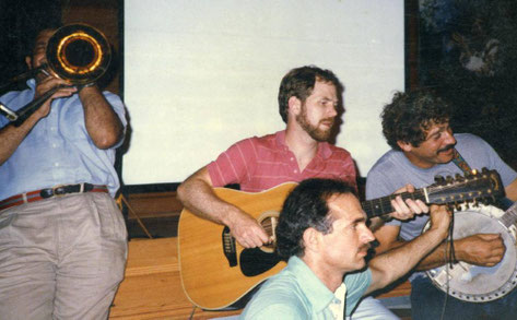 Henry Kashouty on trombone
