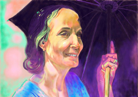  16.  " Mehera With Umbrella "