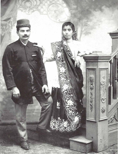 Gaimai & Beheramshaw's Marriage Day, 1917 - Glow mag.February 2001 p.15