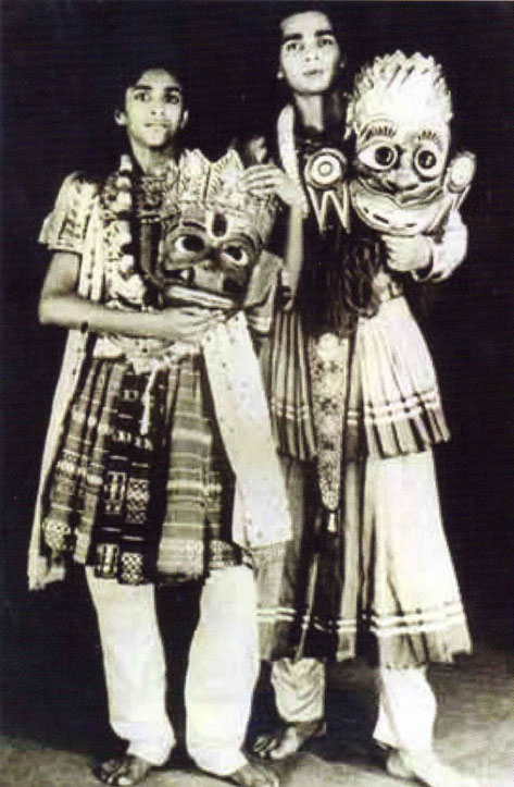 ( L - R ) Ravi & Uday Shankar. Courtesy of Glow International - Spring 2013