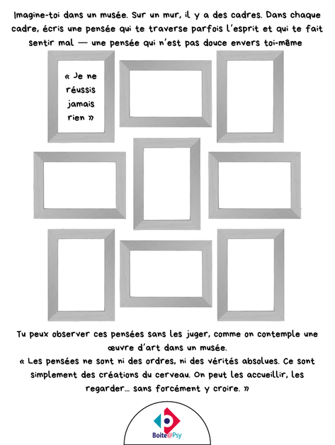 Compétences psychosociales. CPS. Ressources gratuites. PDF gratuit. Emotions. Carnet pour prendre soin de soi. Jade Paré. Philo pour enfants. La Boite à psy. Activités gratuites.
