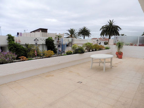 Aussicht von der großen Terrasse des Bungalow.