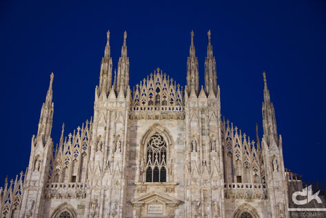 Mailänder Dom in der blauen Stunde
