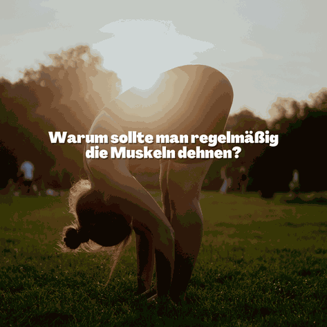 Dehnungen vom Muskel gut?