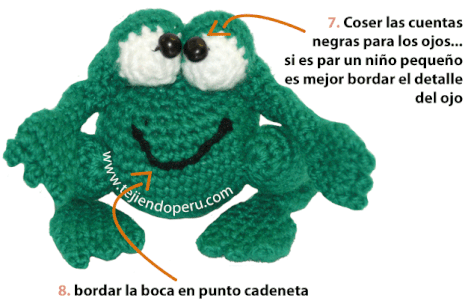 Tutorial: sapo tejido a crochet (amigurumi frog)
