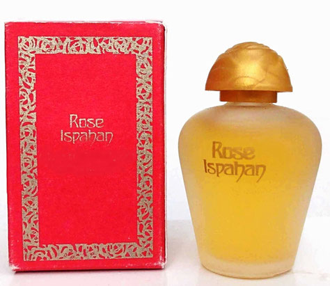 ROSE ISPAHAN : EAU DE TOILETTE 7,5 ML : MINIATURE OU FLACON 1èRE TAILLE
