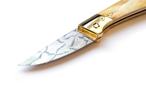 Taschenmesser, Designmesser, Designtaschenmesser, messermechanismus, klappmesser, amaranthholzmesser, damast taschenmesser