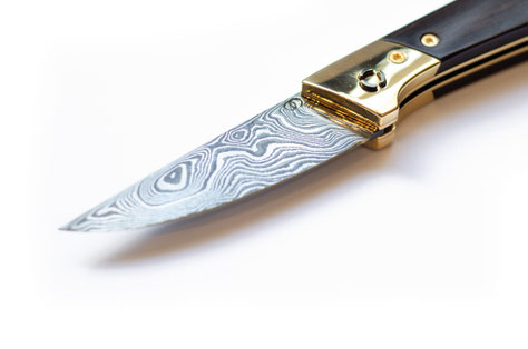 Taschenmesser, Designmesser, Designtaschenmesser, messermechanismus, klappmesser, amaranthholzmesser, damast taschenmesser