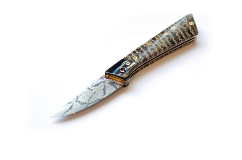 Taschenmesser, Designmesser, Designtaschenmesser, messermechanismus, klappmesser, amaranthholzmesser, damast taschenmesser