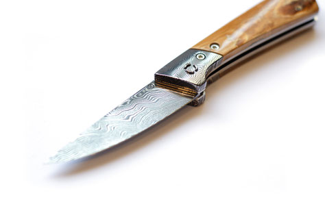 Taschenmesser, Designmesser, Designtaschenmesser, messermechanismus, klappmesser, amaranthholzmesser, damast taschenmesser