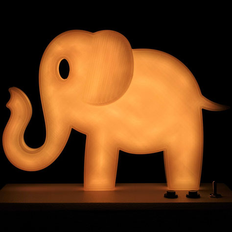 Lampe kaufen München Elefant Stimmungslicht Nachtlicht