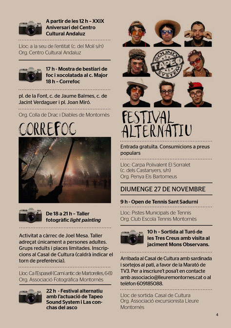 Festes de Tardor en Montornès del Vallès 