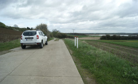 Kolonnenweg am Kummerower See