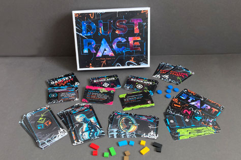 Dust Race – Spielmaterial