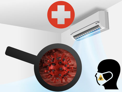 climatisation santé virus bactérie masque