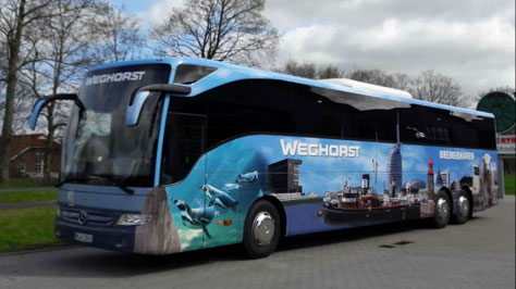 Reisebus Bremerhaven Folierung