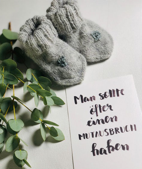 Man sollte öfter einen Mutausbruch haben!