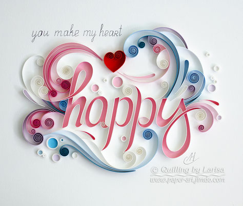 quilling, quilling art, paper, paper art, design, wall art, quilling wall art, love, Etsy, happy, artwork, paper gift, любовь, квиллинг, бумага, дизайн