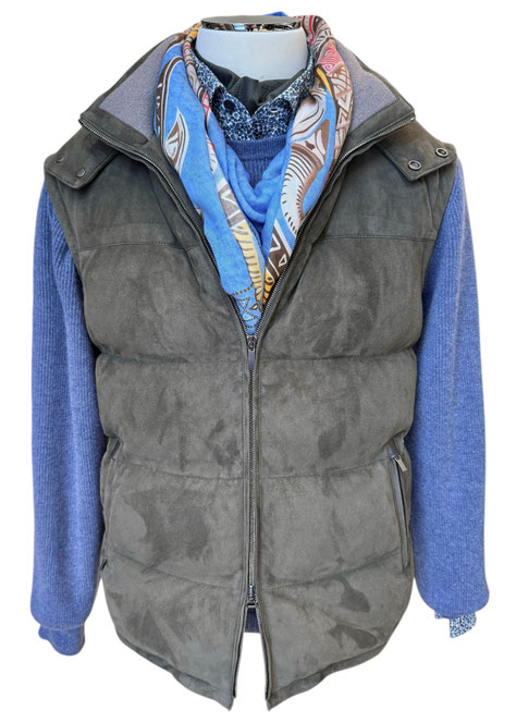 Daunenweste VARRO in Veloursleder   4.800 €