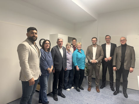 Bürgermeister Dr. Bieri und der Vorstand des Sportkreis Main-Kinzig e.V., Foto: Reiner Faust