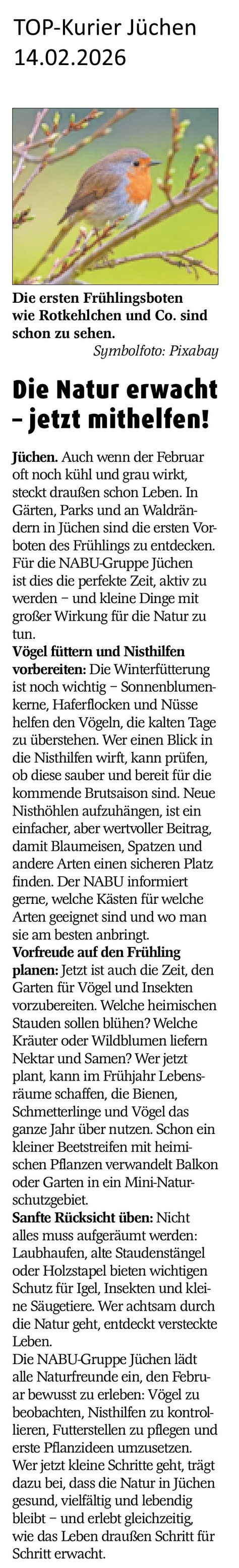 TOP-Kurier Jüchen, 14.02.2026
