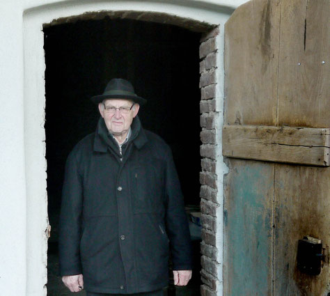 Franz Stratmann (+ 2020) öffnete nur gerne seine Mühle für Interessierte.                      