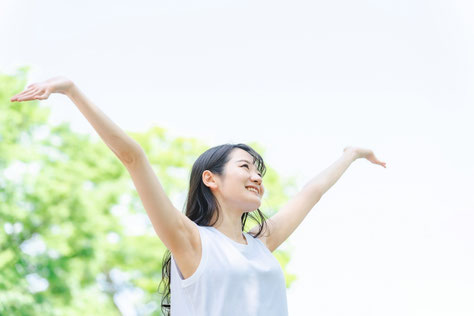 女性気分爽快