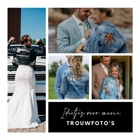 trouwfotograaf op idee brengen leuke poses met jasje