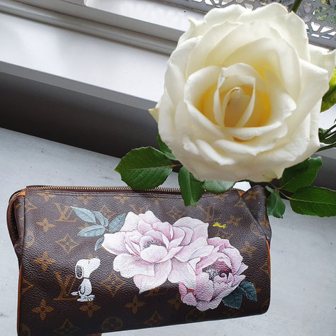 snoopy op louis vuitton tas uniek cadeau