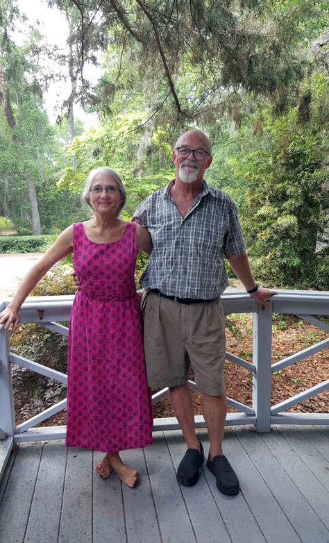 June 2019 : Roger & Wanda at the Meher Center, Myrtle Beach. Photo taken by Anthony Zois