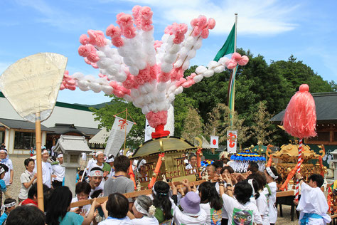 夏季大祭お迎えみこし巡行