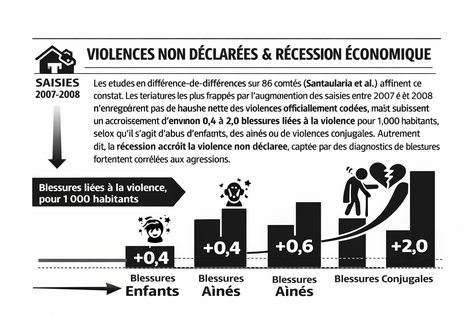 Violence non déclarée et saisies 2007-2008