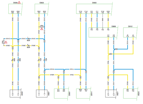 DAF LF45, LF55 CAN Circuit Diagram 