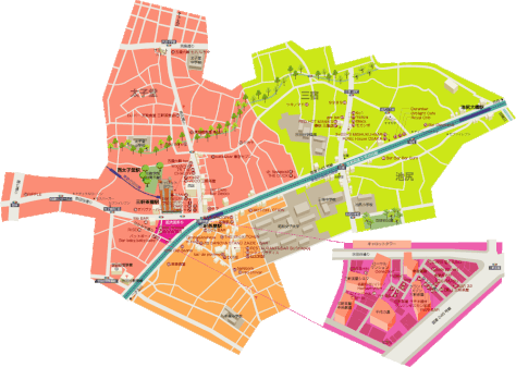 三軒茶屋地図作成