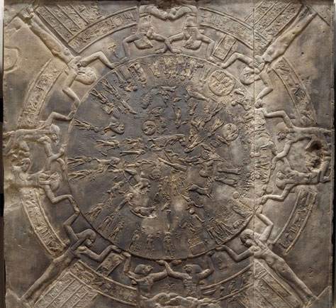 le plafond astronomique Dendera(h) en Egypte