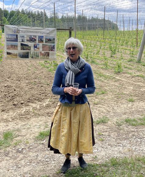 Hopfenbäuerin Elisabeth vom Hopfenerlebnishof