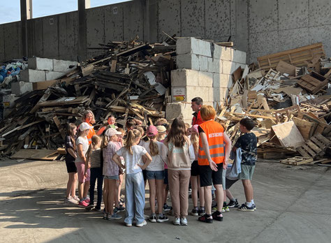 Besuch der Volkschule im Ressourcenpark Steyrtal